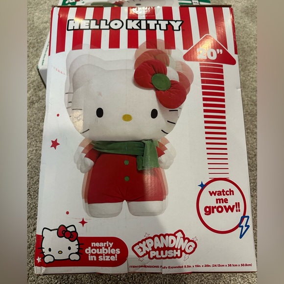 Sanrio HELLO KITTY EXPANDING PLUSH 20” - Picture 1 of 1
